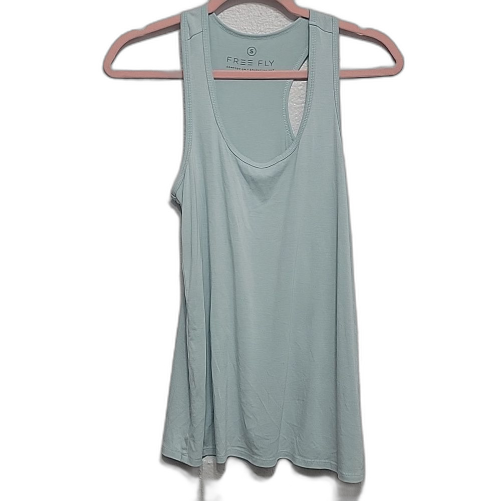 Free Fly Apparel Soft Tank Top Blue Size S